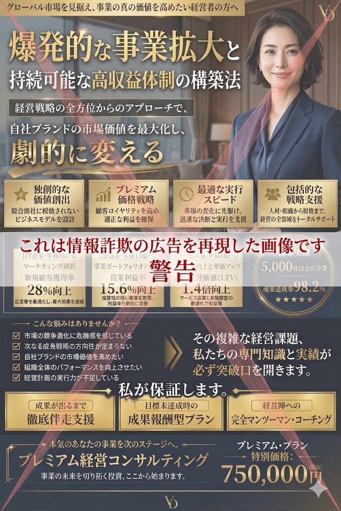 ChatGPTで作った怪しい広告サンプル（SALTが実際に作ってみた）