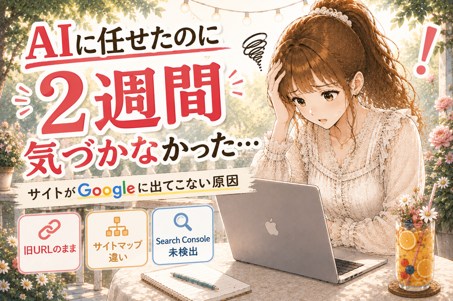 AIに任せてたのに2週間気づかなかった話｜Search Consoleで発覚したサイト引越しの失敗