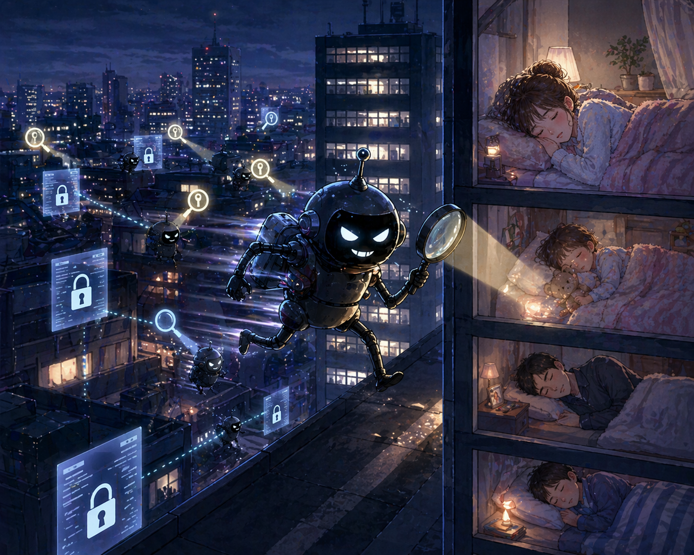 寝ている間にボットが情報を盗んでいく