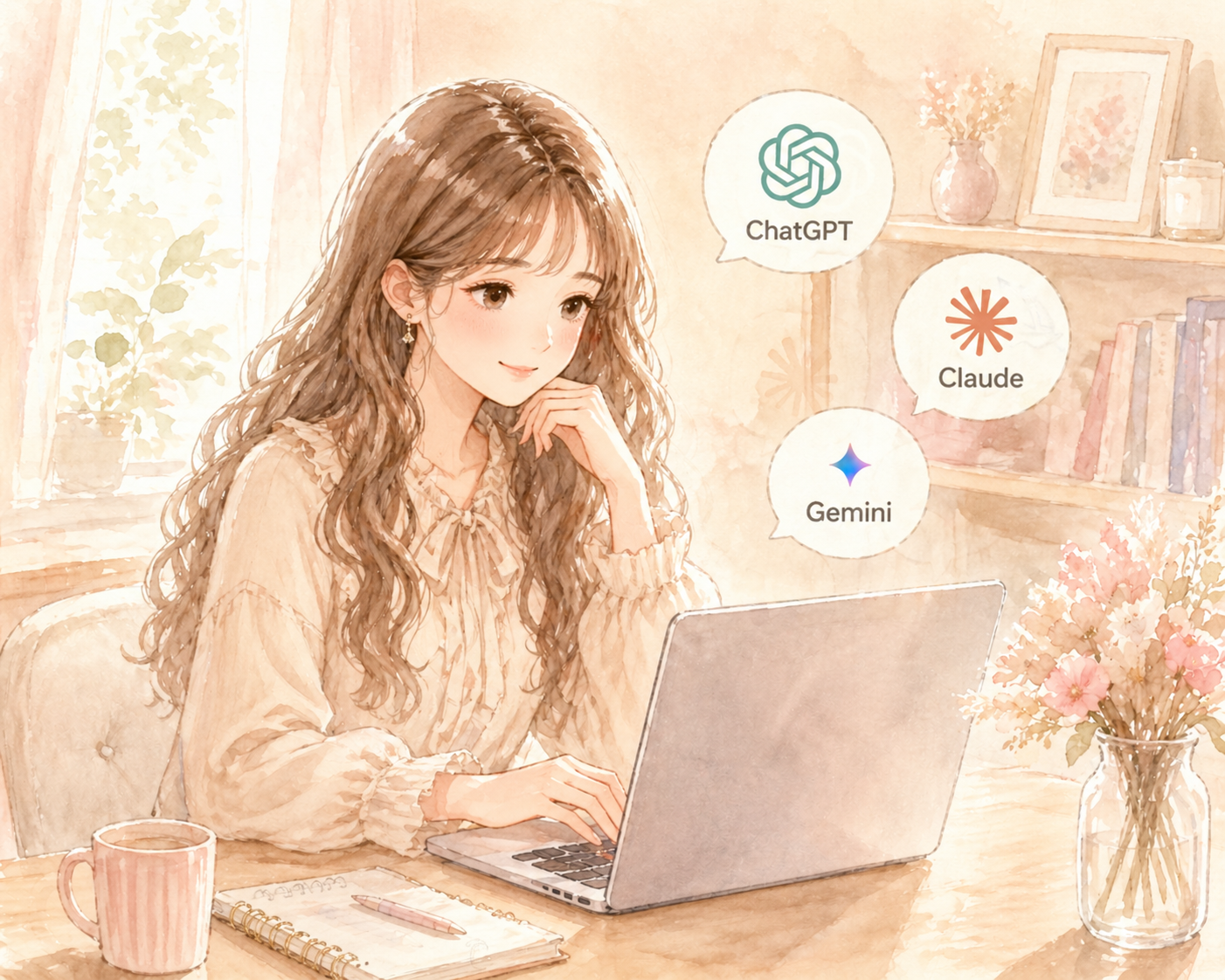 ChatGPT・Claude・Gemini、主婦が使い比べてみた【2026年・正直な比較】