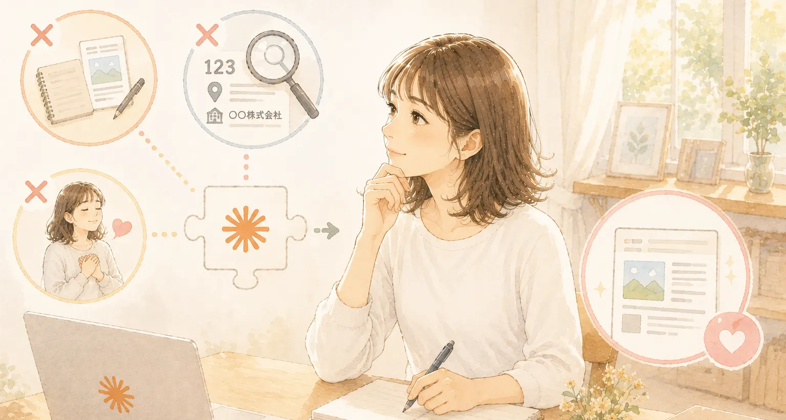 Claudeに任せちゃダメなことの解説イラスト