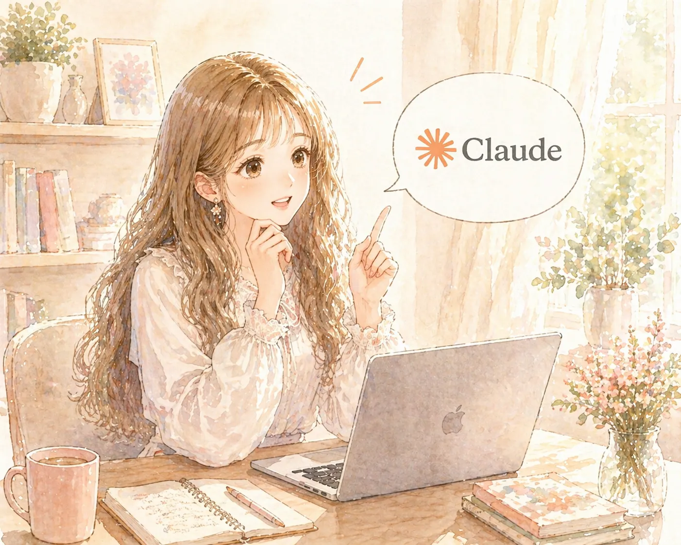 カフェでClaudeを活用する主婦——副業ブログ執筆の相棒