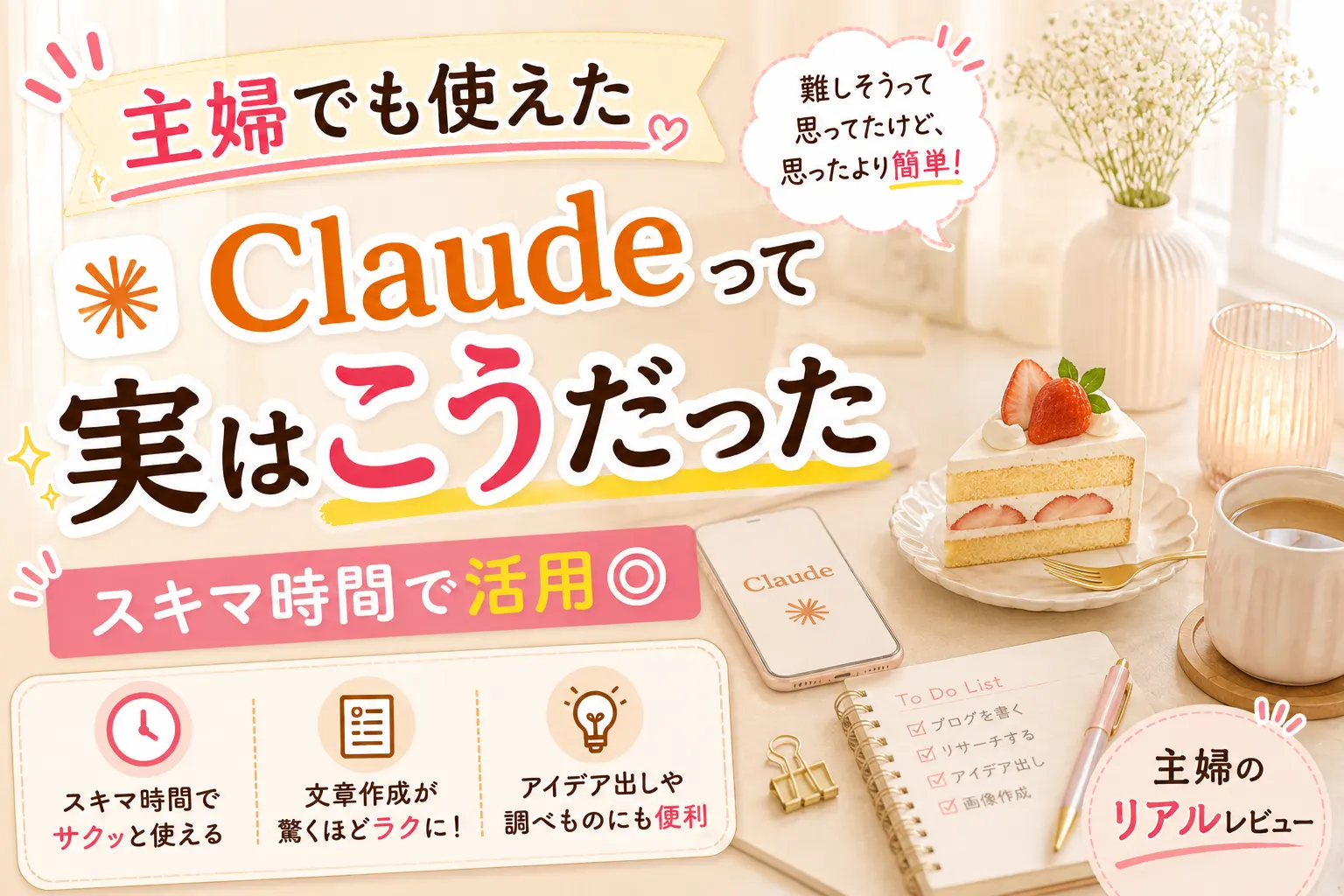 Claude AIとは？使い方・料金を主婦が正直レビュー