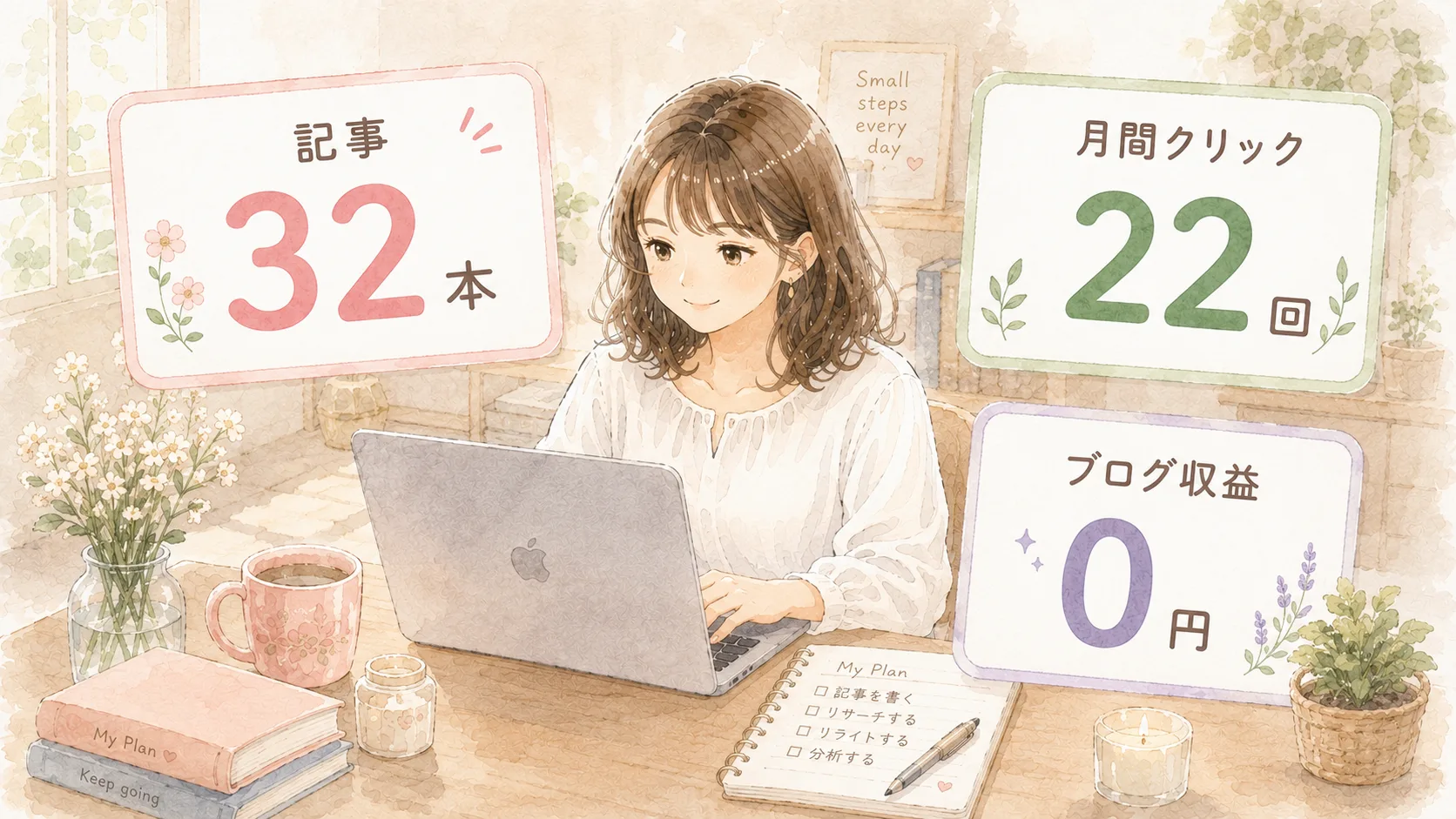 3ヶ月続けた結果の数字